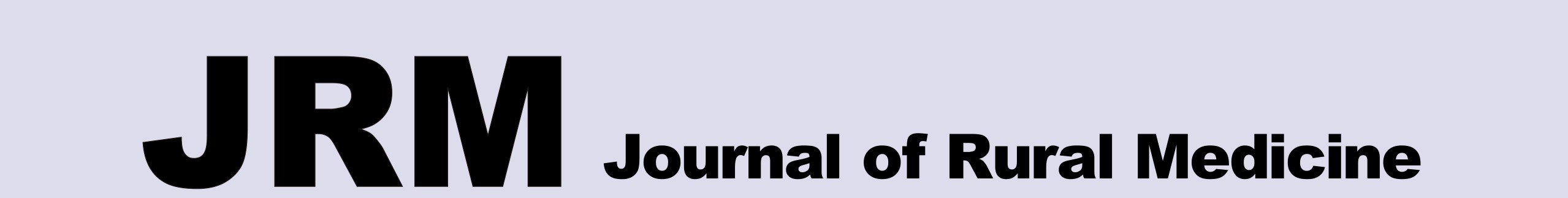 Journal of Rural Medicine